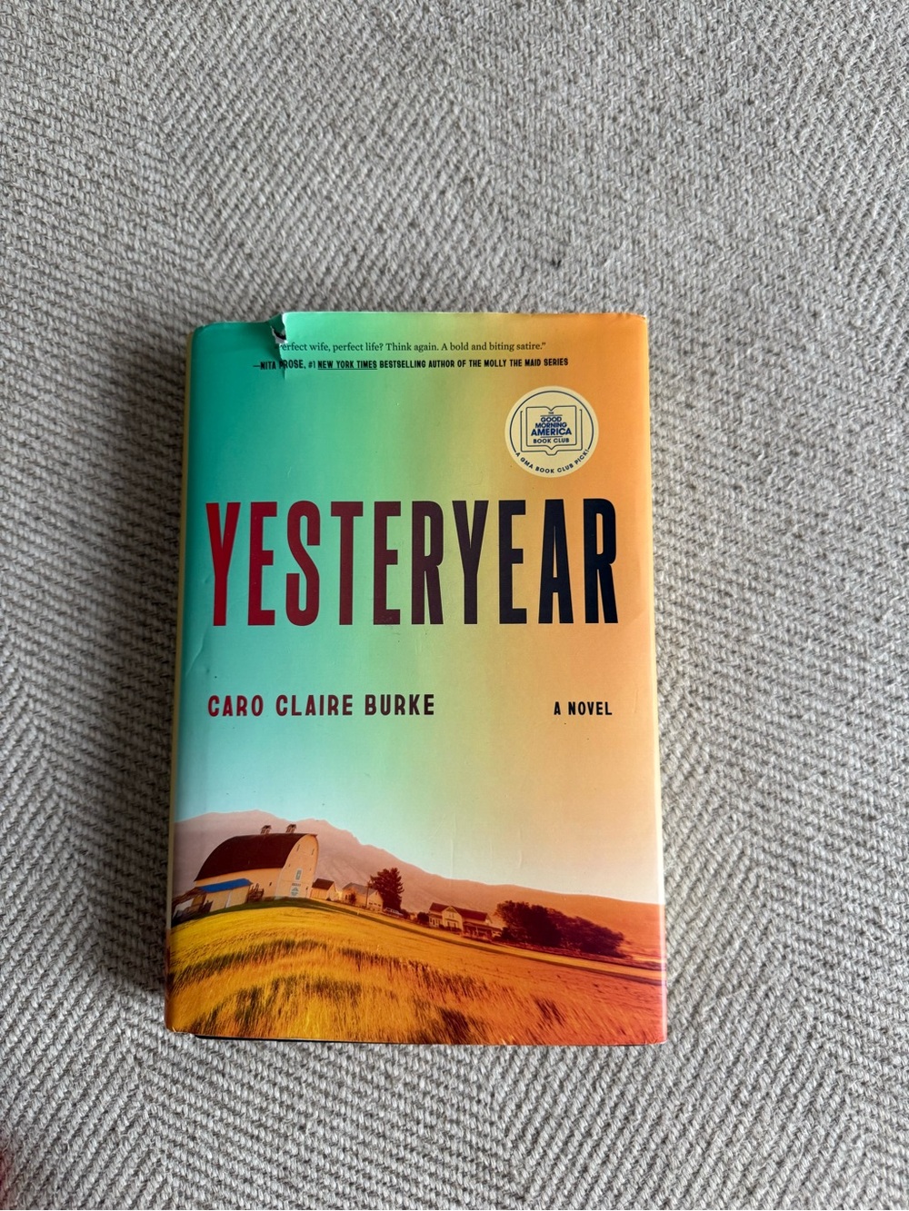 Yesteryear by - Orange/Teal Hardcover Novel